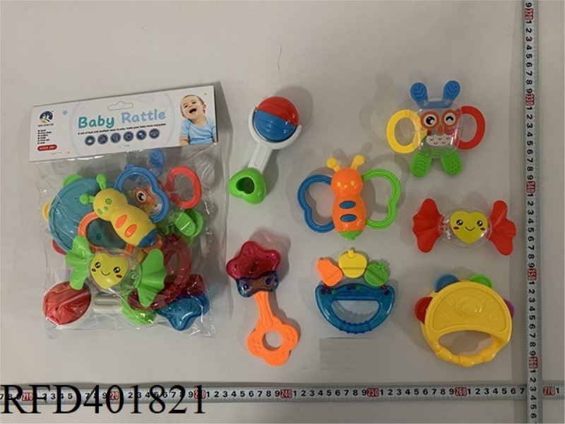 BABY TEETHER RATTLE (7PCS)
