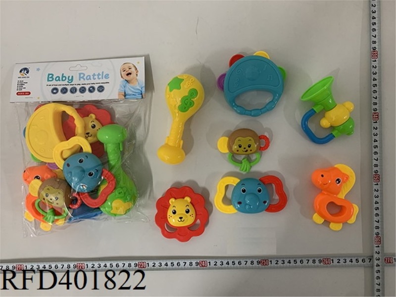 BABY TEETHER RATTLE (7PCS)