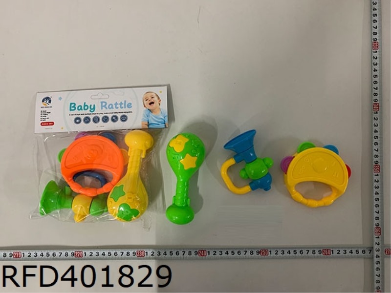 BABY TEETHER RATTLE (3PCS)