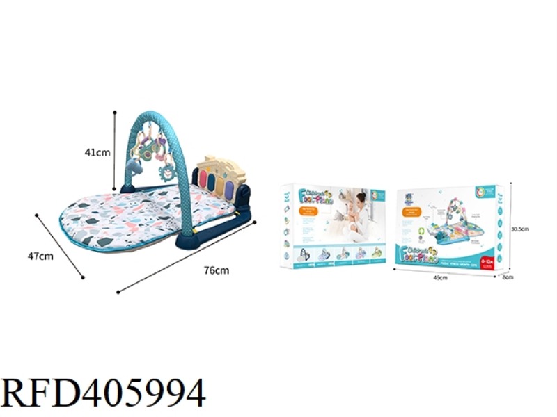 SOUND AND LIGHT MUSIC PEDAL PIANO CRAWLING BLANKET
