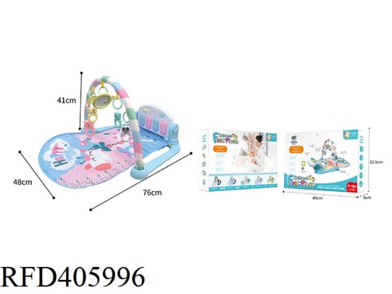 SOUND AND LIGHT MUSIC PEDAL PIANO CRAWLING BLANKET