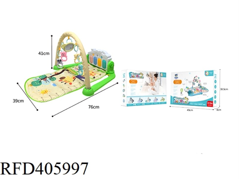 SOUND AND LIGHT MUSIC PEDAL PIANO CRAWLING BLANKET