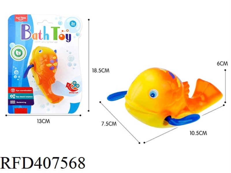 BATHING CARP IN THE BATHROOM