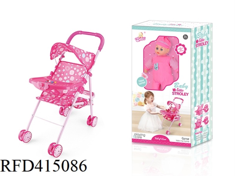 IRON STROLLER WITH LIGHT AND MUSIC DINNER BOARD