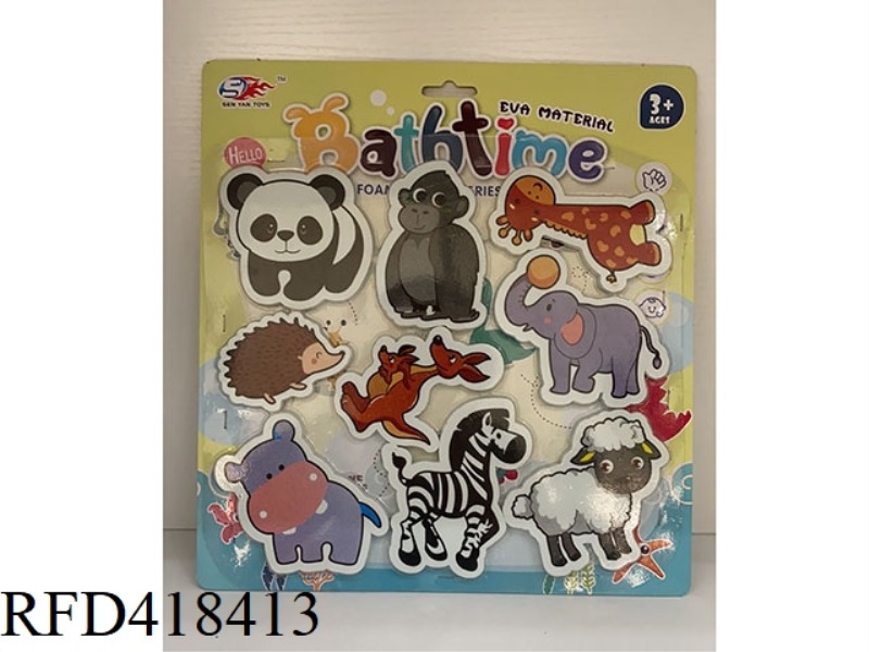 EVA BATH STICKER-ANIMAL SERIES