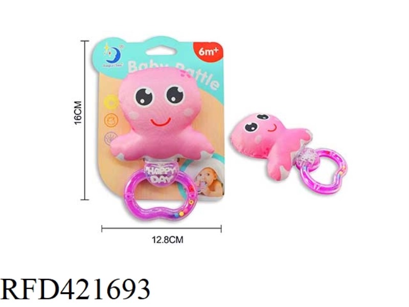 OCTOPUS HANDLE RATTLE