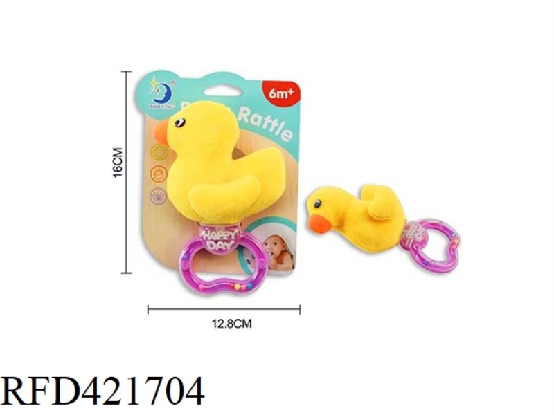 LITTLE YELLOW DUCK HAND RATTLE