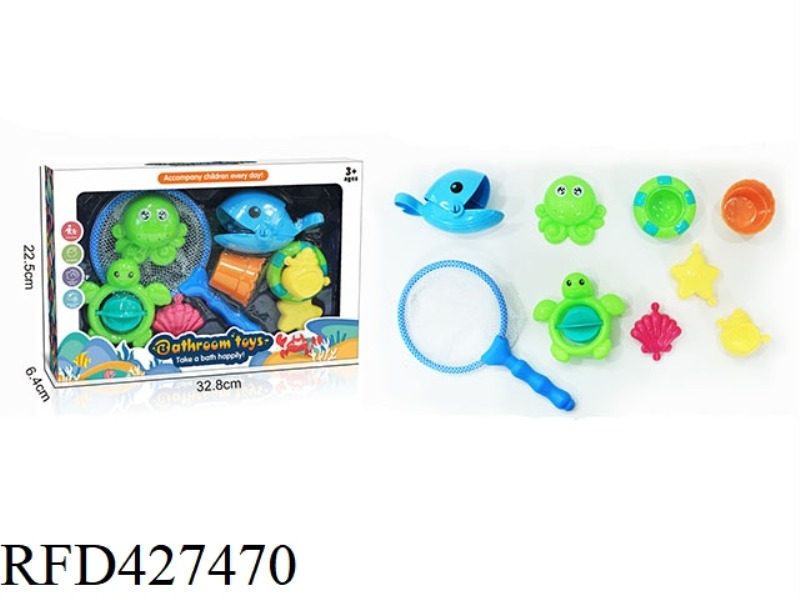 SPLASHING BATHROOM SET (9 PIECES)