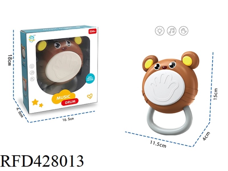INFANT LIGHT MUSIC BEAR HAND DRUMMING