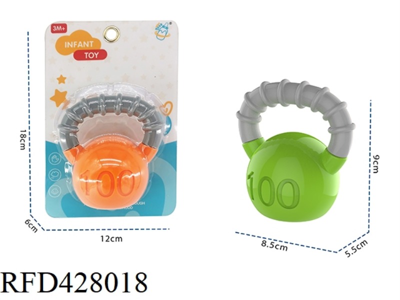 INFANT FITNESS EQUIPMENT HAND RATTLE (KETTLEBELL)