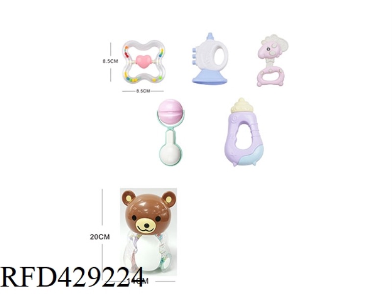 BABY TEETHER RATTLE SERIES 5PCS