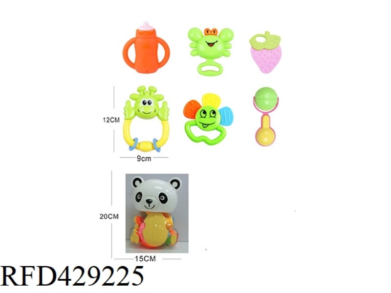 BABY TEETHER RATTLE SERIES 6PCS