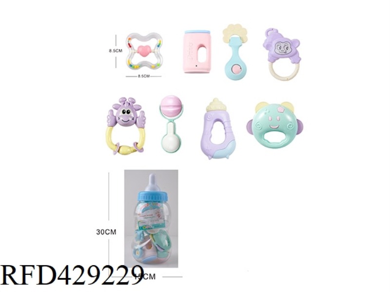 BABY TEETHER RATTLE SERIES 8PCS