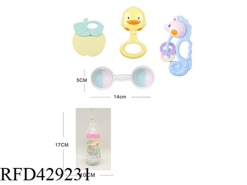BABY TEETHER RATTLE SERIES 4PCS