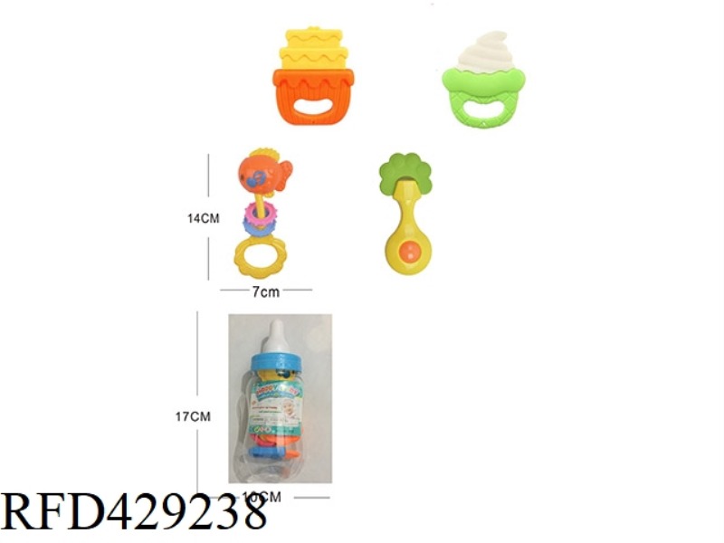 BABY TEETHER RATTLE SERIES 4PCS