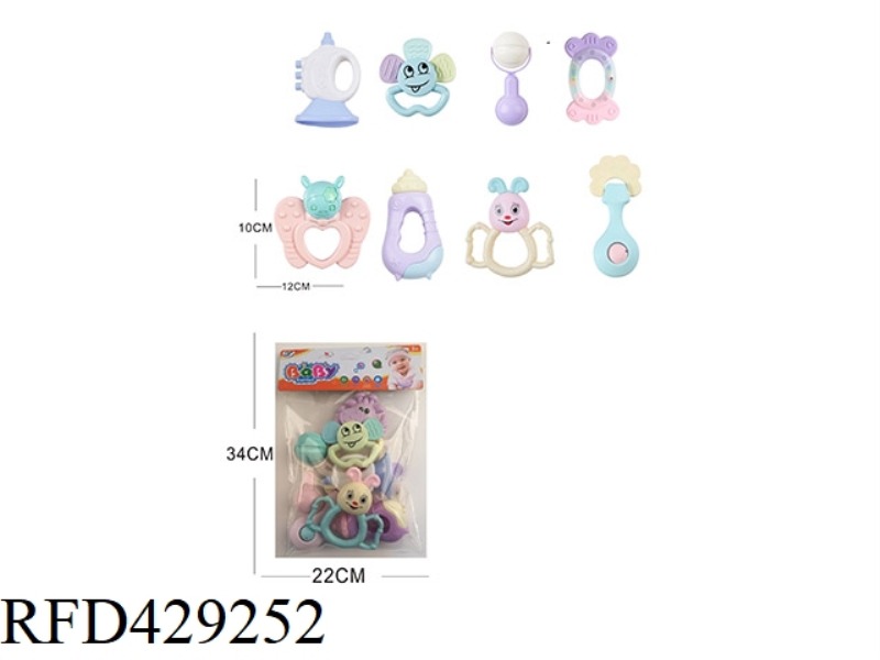 BABY TEETHER RATTLE SERIES 6PCS