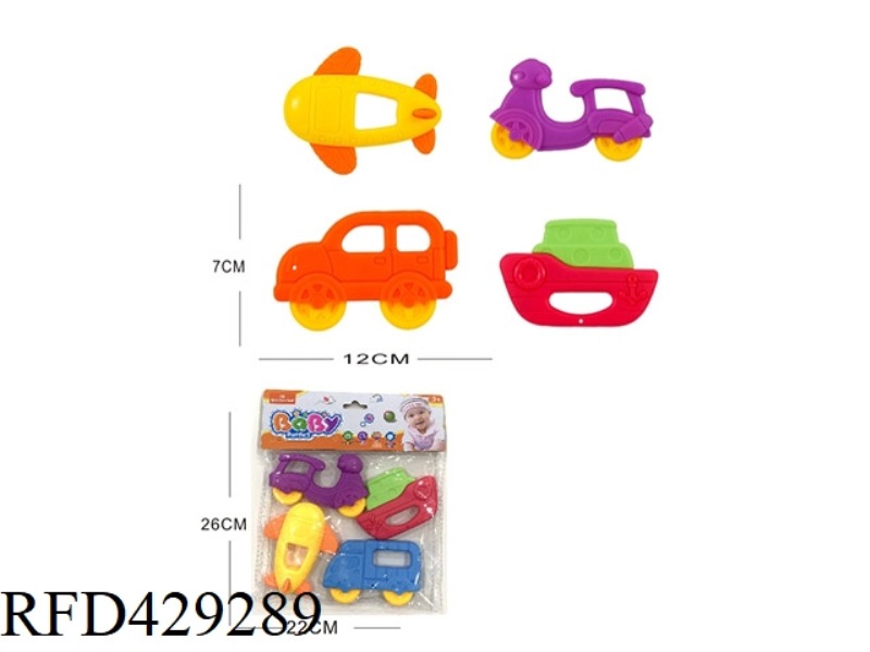 BABY TEETHER RATTLE SERIES 4PCS