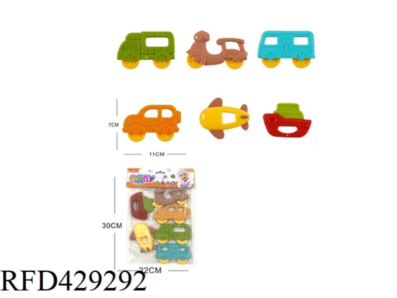 BABY TEETHER RATTLE SERIES 6PCS