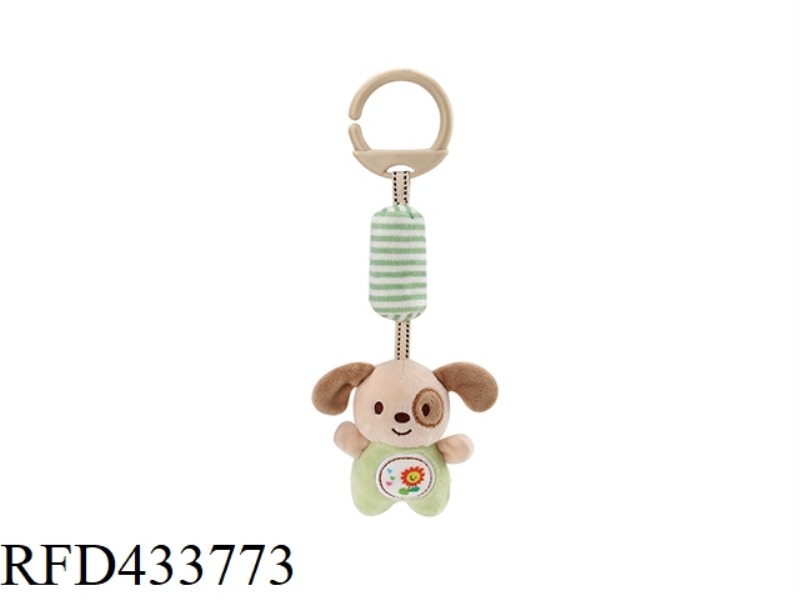 DOG WIND CHIME (PAPER IN EARS, BB DEVICE AND BELL IN HEAD)