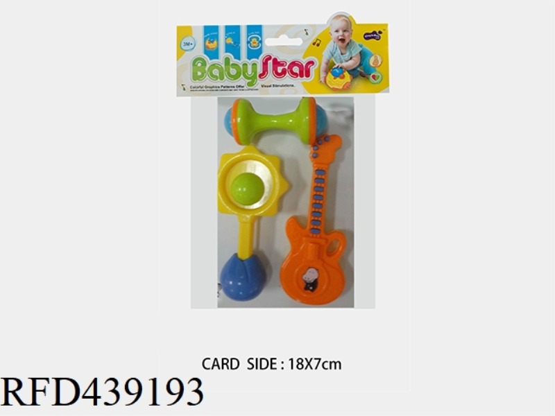 BABY RATTLE-3PCS