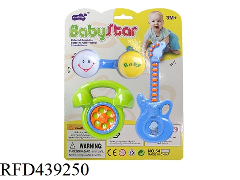 BABY RATTLE-3PCS