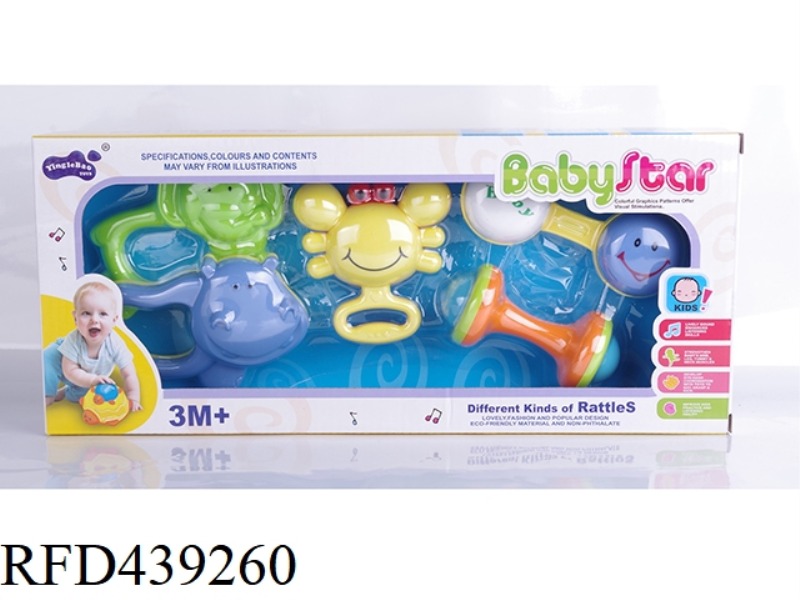 BABY RATTLE-5PCS