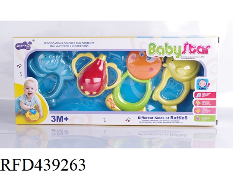 BABY RATTLE-4PCS