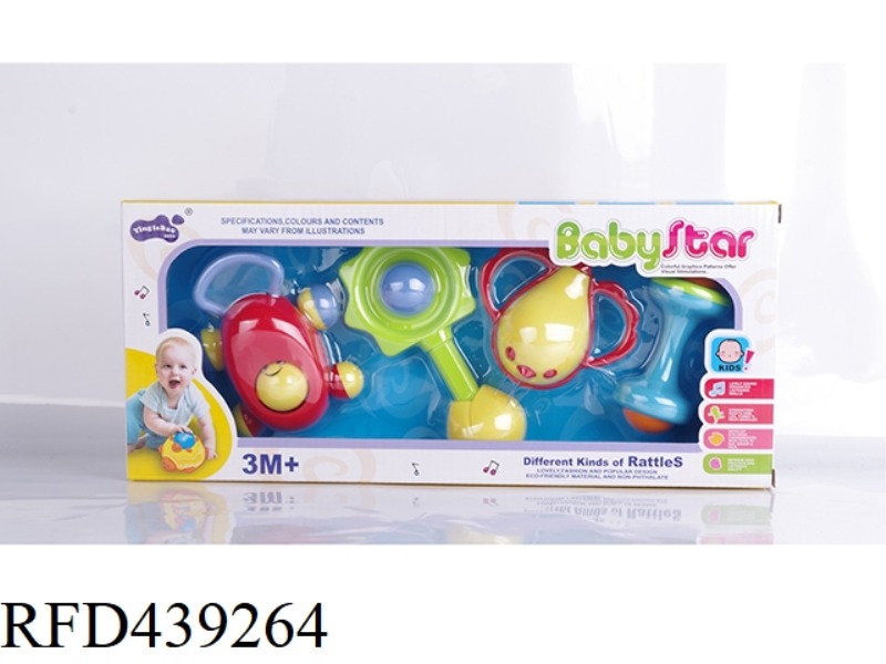 BABY RATTLE-4PCS
