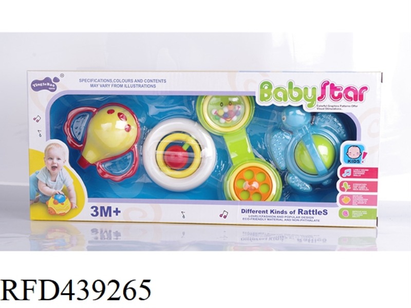 BABY RATTLE-4PCS