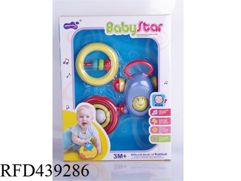 BABY RATTLE-3PCS