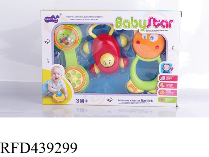 BABY RATTLE-3PCS