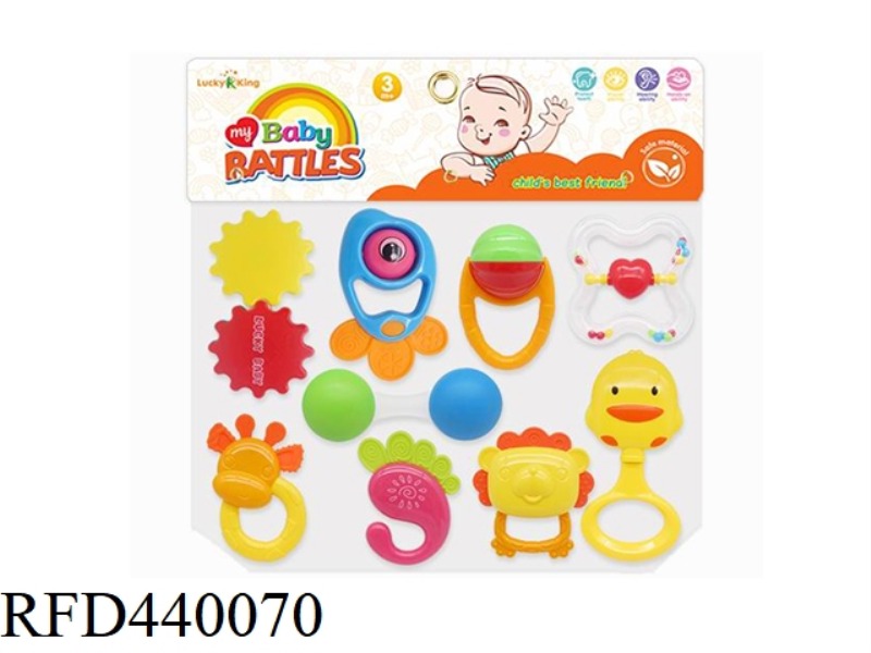 BABY RATTLE (SET OF 9)