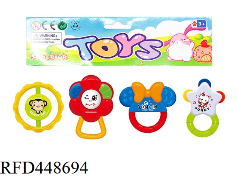 BABY RATTLE (4PCS)