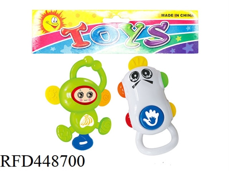 BABY TEETHER RATTLE (PACK OF 2)