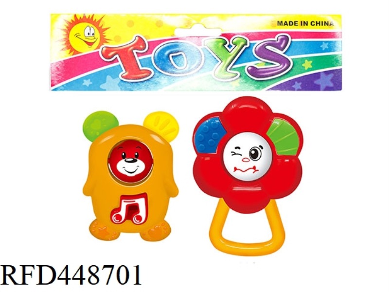 BABY TEETHER RATTLE (PACK OF 2)
