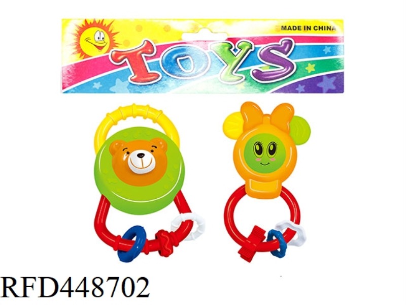 BABY TEETHER RATTLE (PACK OF 2)