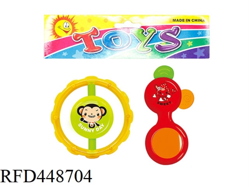 BABY TEETHER RATTLE (PACK OF 2)