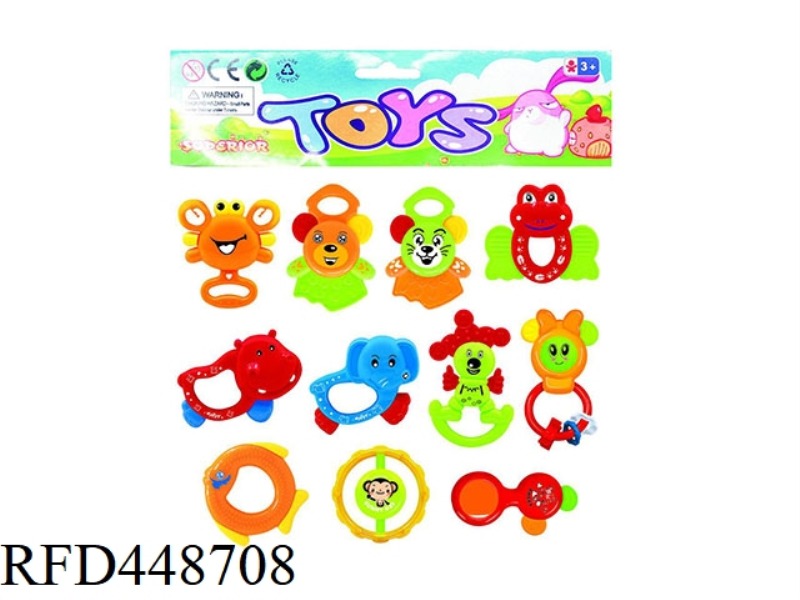 BABY TEETHER RATTLE (11PCS)