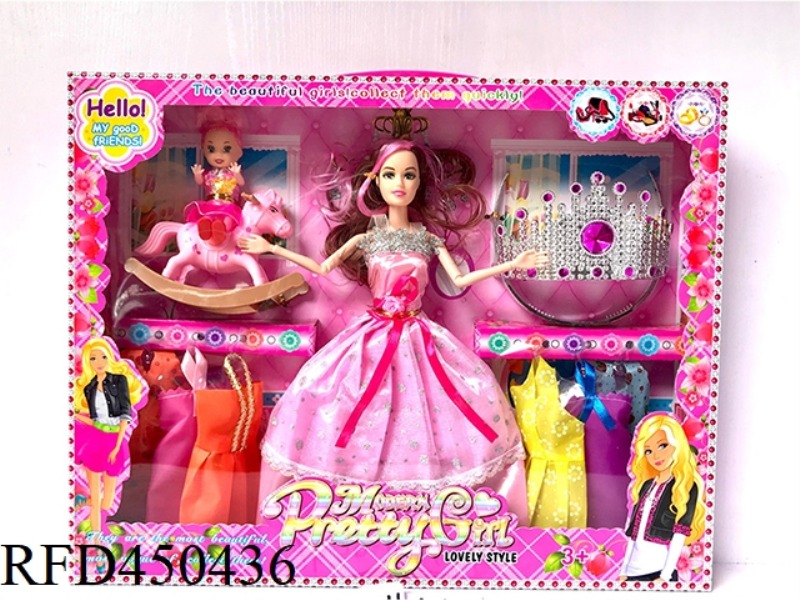11 INCH SOLID BODY 9 JOINT BARBIE DOLL