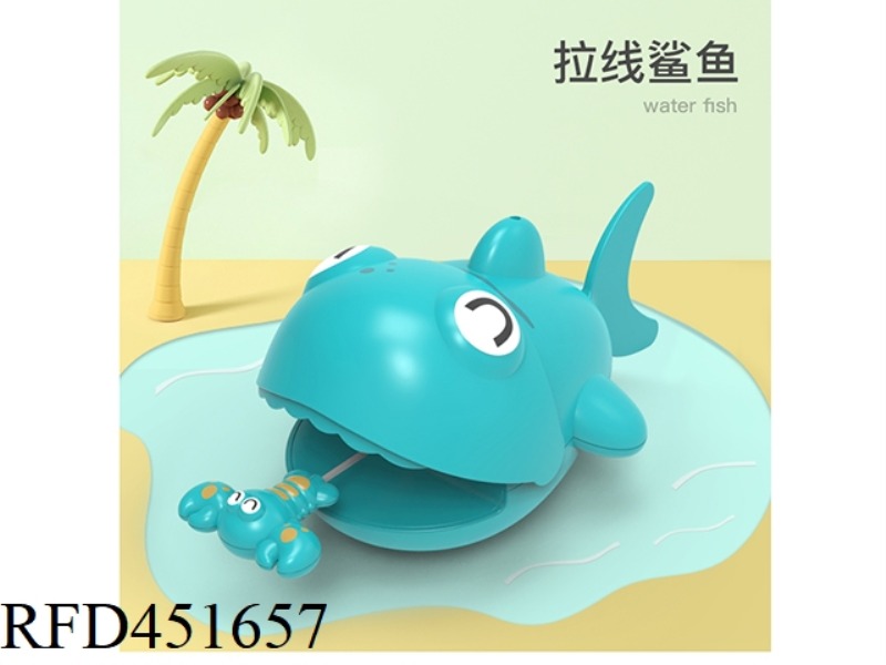PLAYING WATER TOYS-PULL LINE FISH