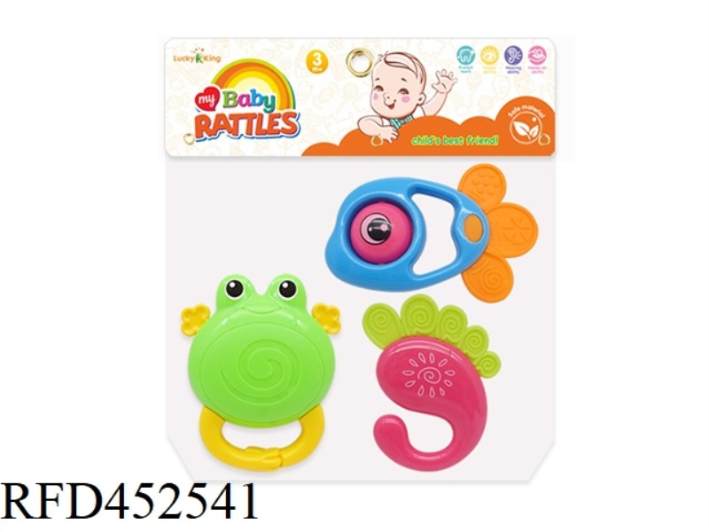 BABY RATTLE (3-PIECE SET)