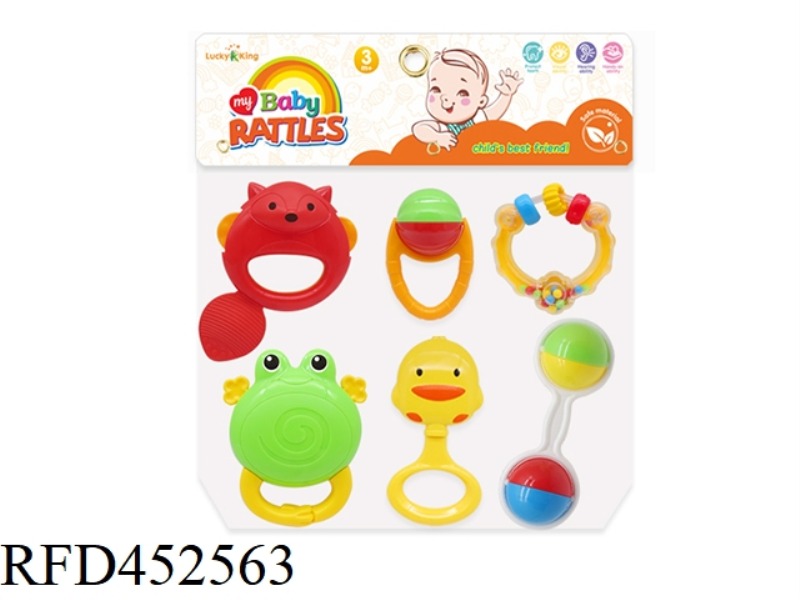 BABY RATTLE (6-PIECE SET)