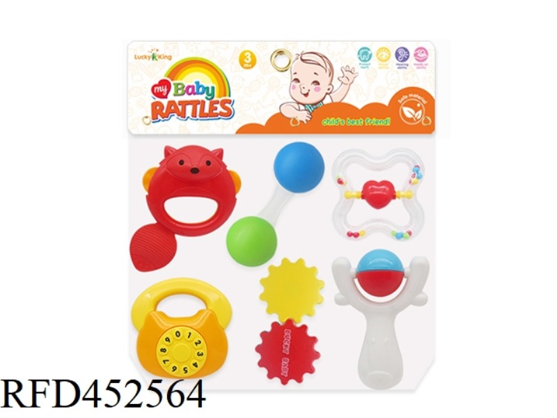 BABY RATTLE (6-PIECE SET)