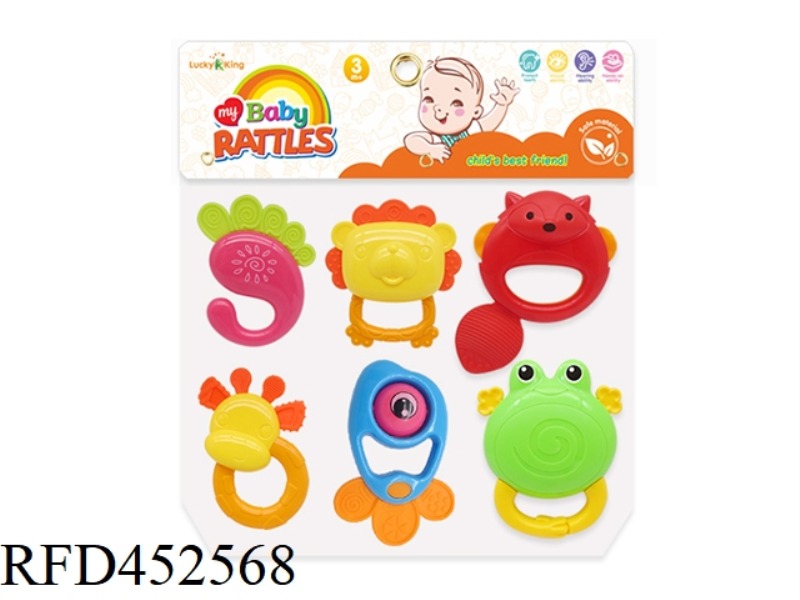 BABY RATTLE (6-PIECE SET)