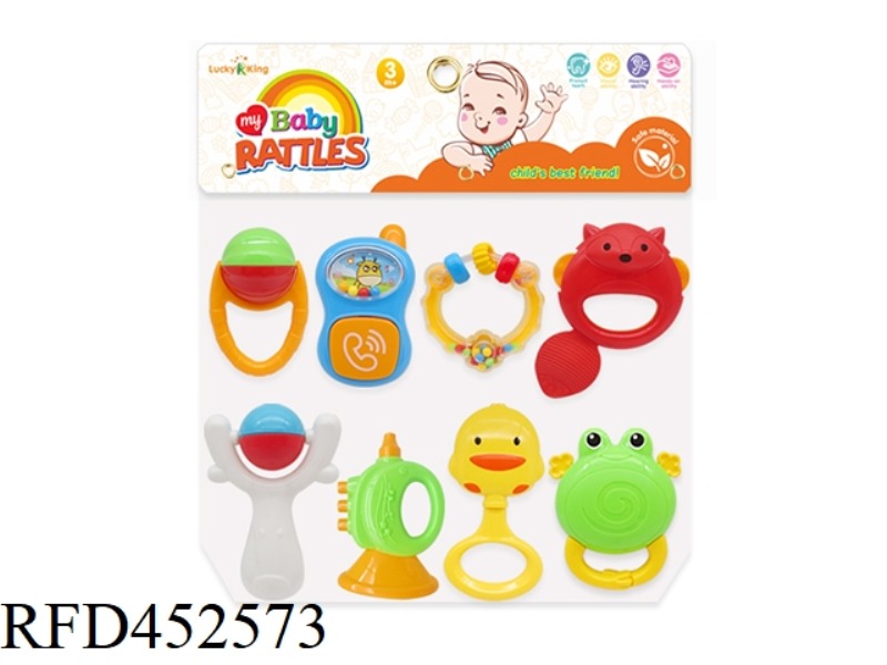 BABY RATTLE (8-PIECE SET)