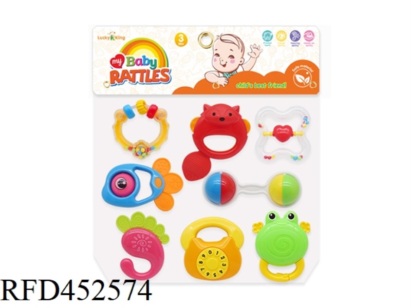 BABY RATTLE (8-PIECE SET)
