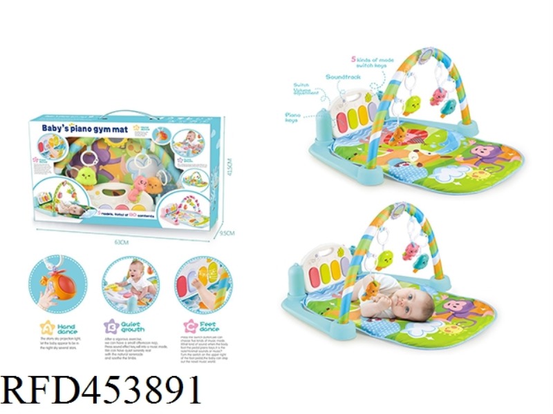 OVAL SHAPED FITNESS BOX FOR MONKEY (WITH GREEN PEDAL)