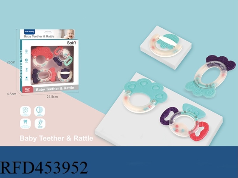 GUM RING (4 PIECES) RING COLOR RANDOM MATCHING