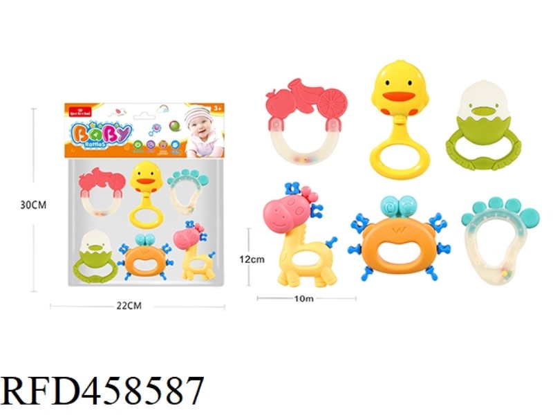 BABY GUM RING SERIES 6PCS