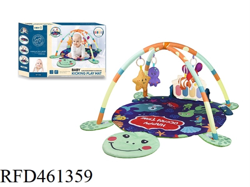 TURTLE PEDAL PIANO FITNESS FRAME WITH DOLLS